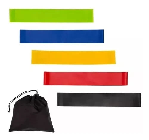Set De Bandas De Resistencia X5 Fitness