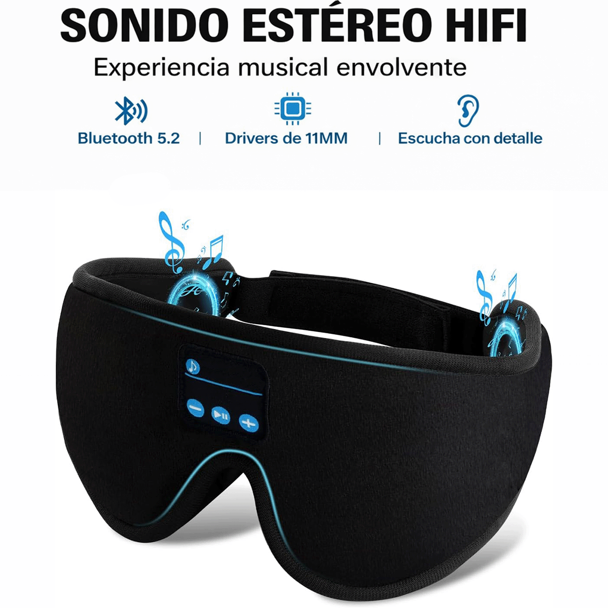 Antifaz Bluetooth para Dormir 8001
