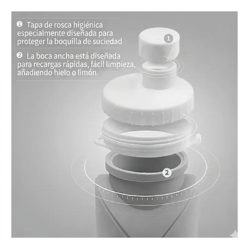 Termo Botilito Botella Plegable